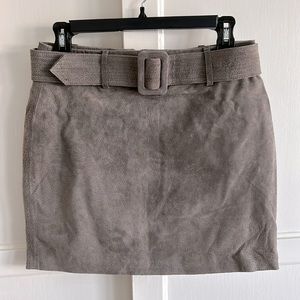 NWT Blank NYC genuine suede mini skirt